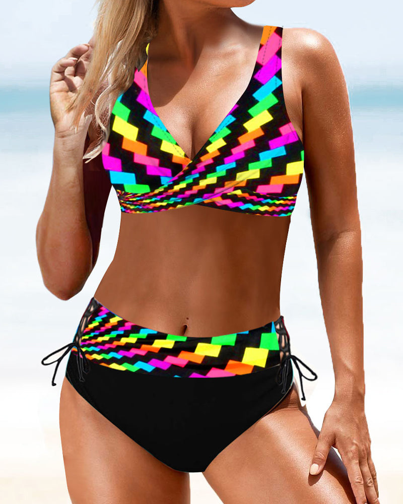 Vidám színes bikini