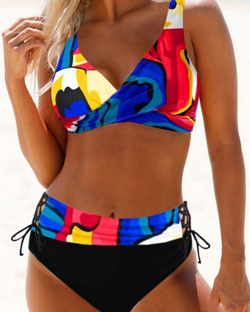 Vidám színes bikini