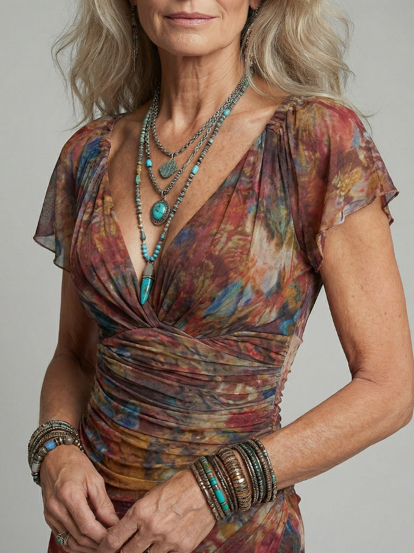 Aszimmetrikus midi halter ruha
