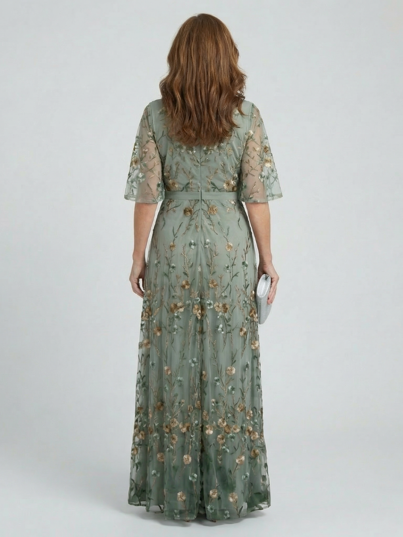 Maxi halter virágos ruha