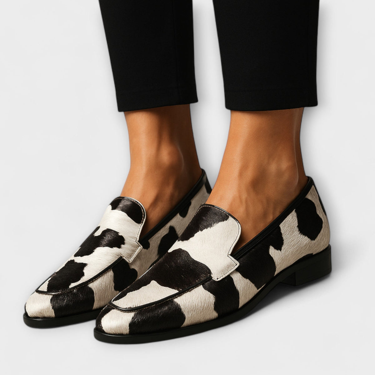 Elegáns oversized mintás cipők
