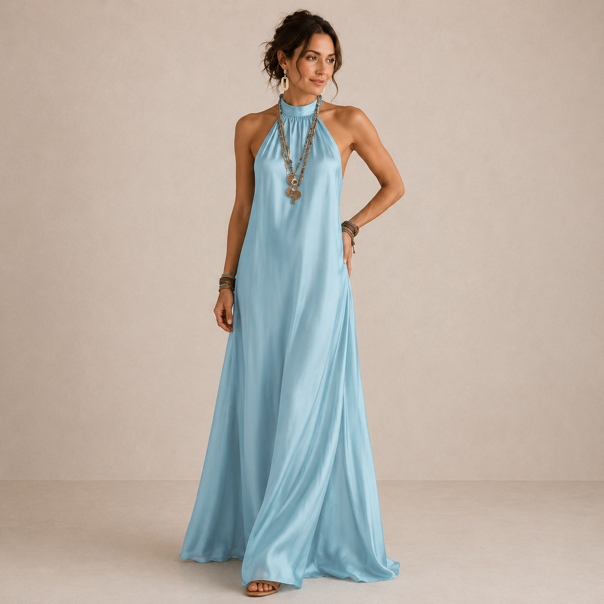 Maxi halter ruha