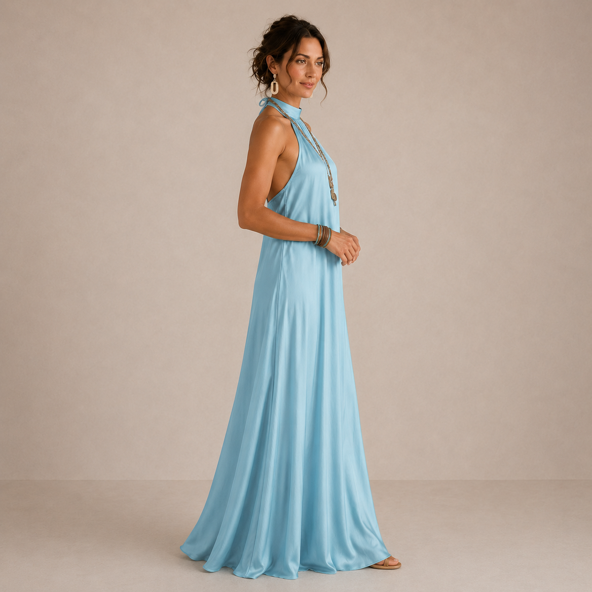 Maxi halter ruha