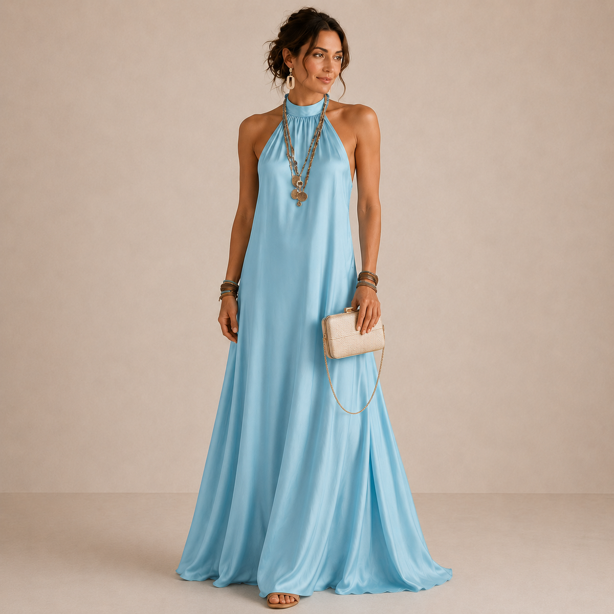 Maxi halter ruha