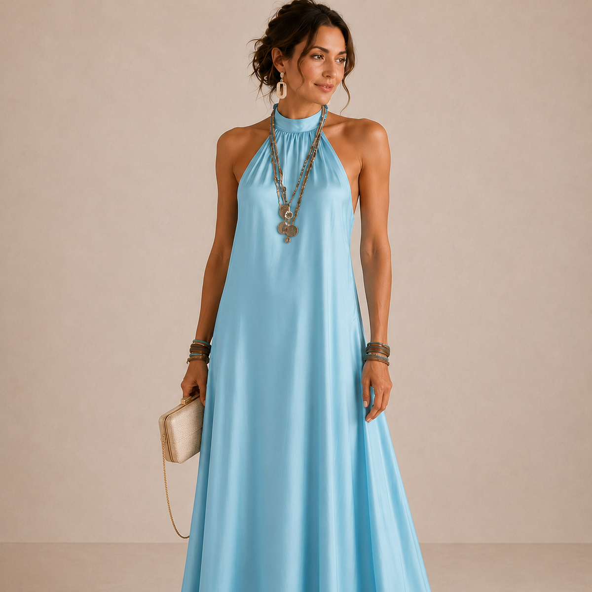 Maxi halter ruha