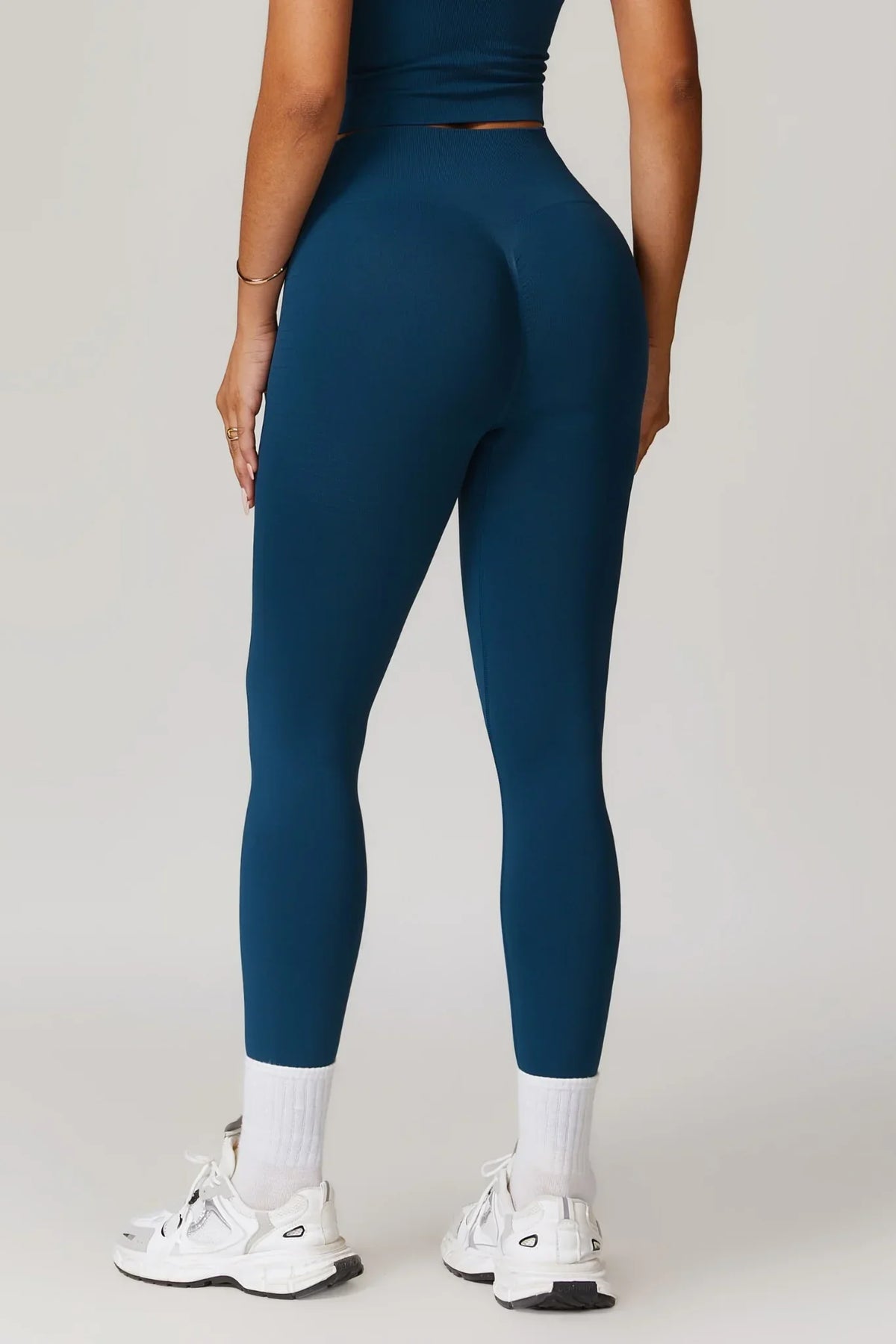 Magas derekú leggings (királykék)