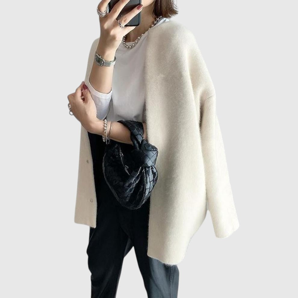 Minimalista hosszított kardigán