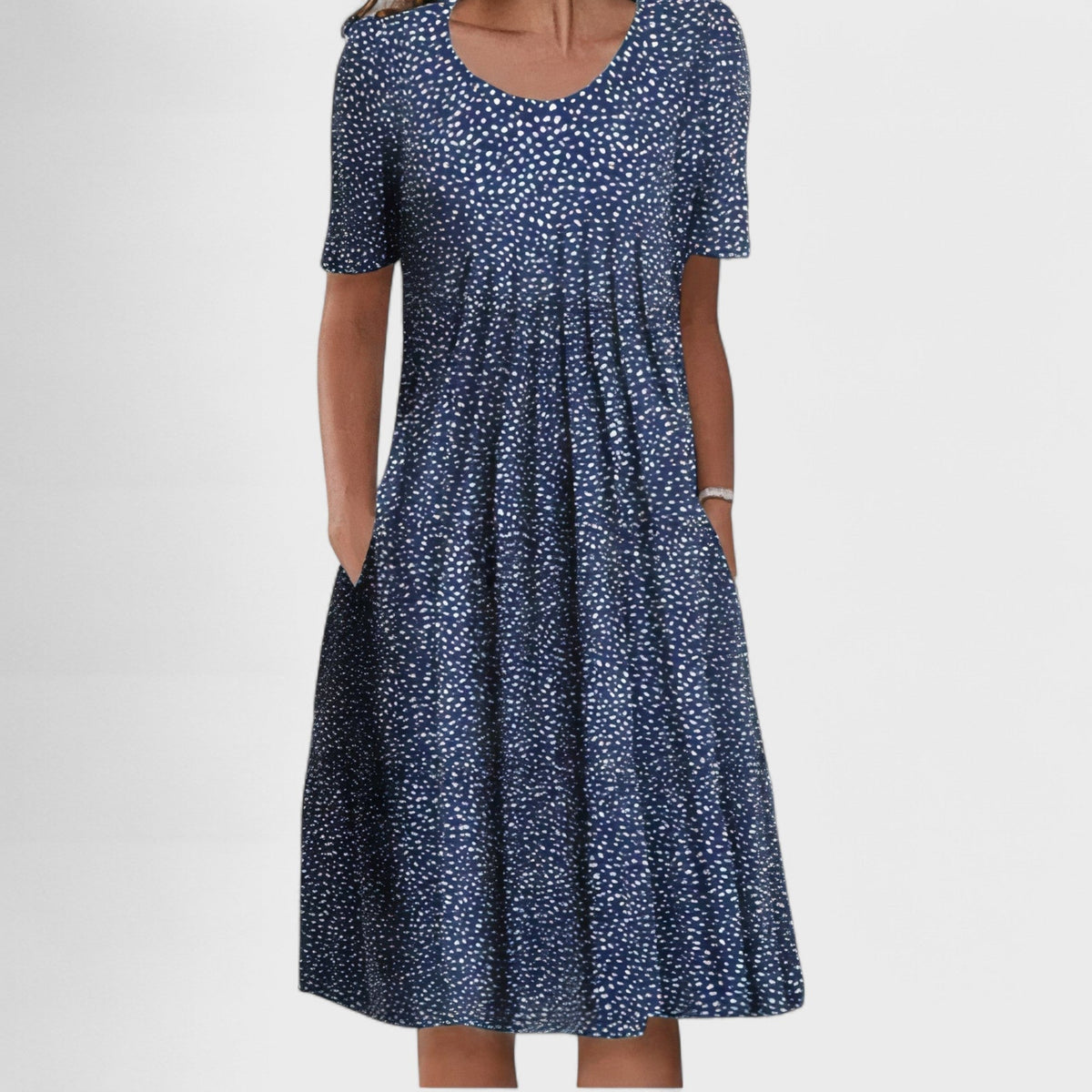 Elegáns midi ruha – fehér-piros, fehér-sárga