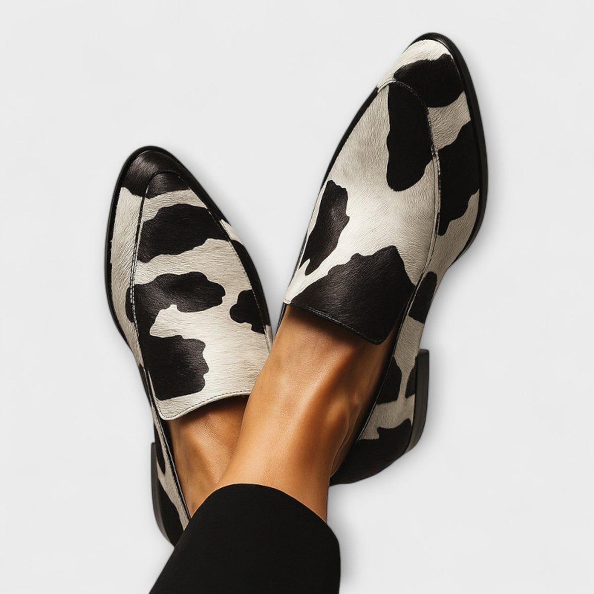 Elegáns oversized mintás cipők