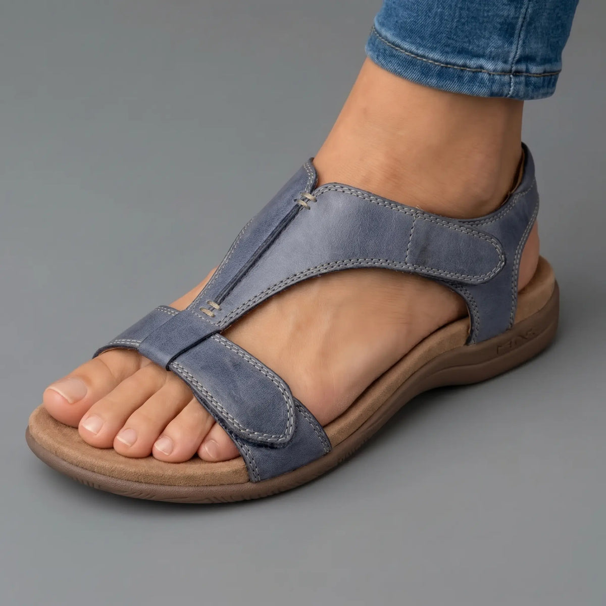 Ergonomikus ortopéd szandál – fekete, kék, sárga