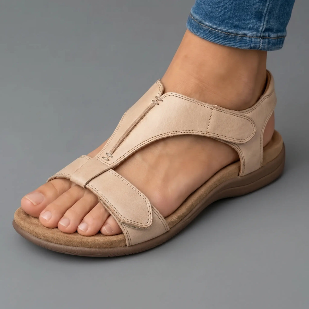 Ergonomikus ortopéd szandál – fekete, kék, sárga