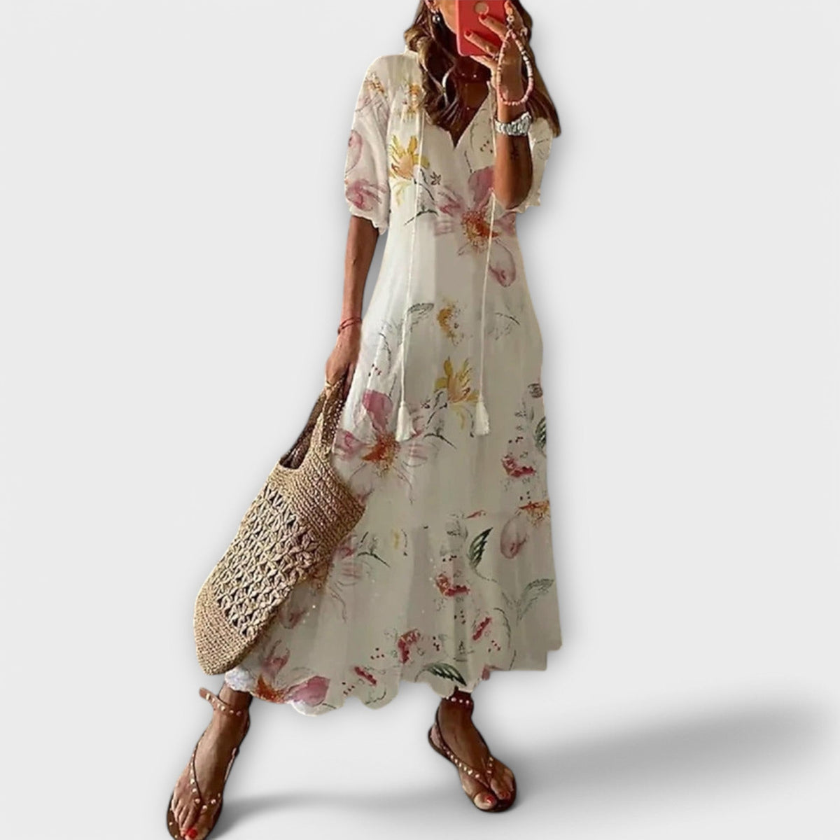 Boho maxi ruha