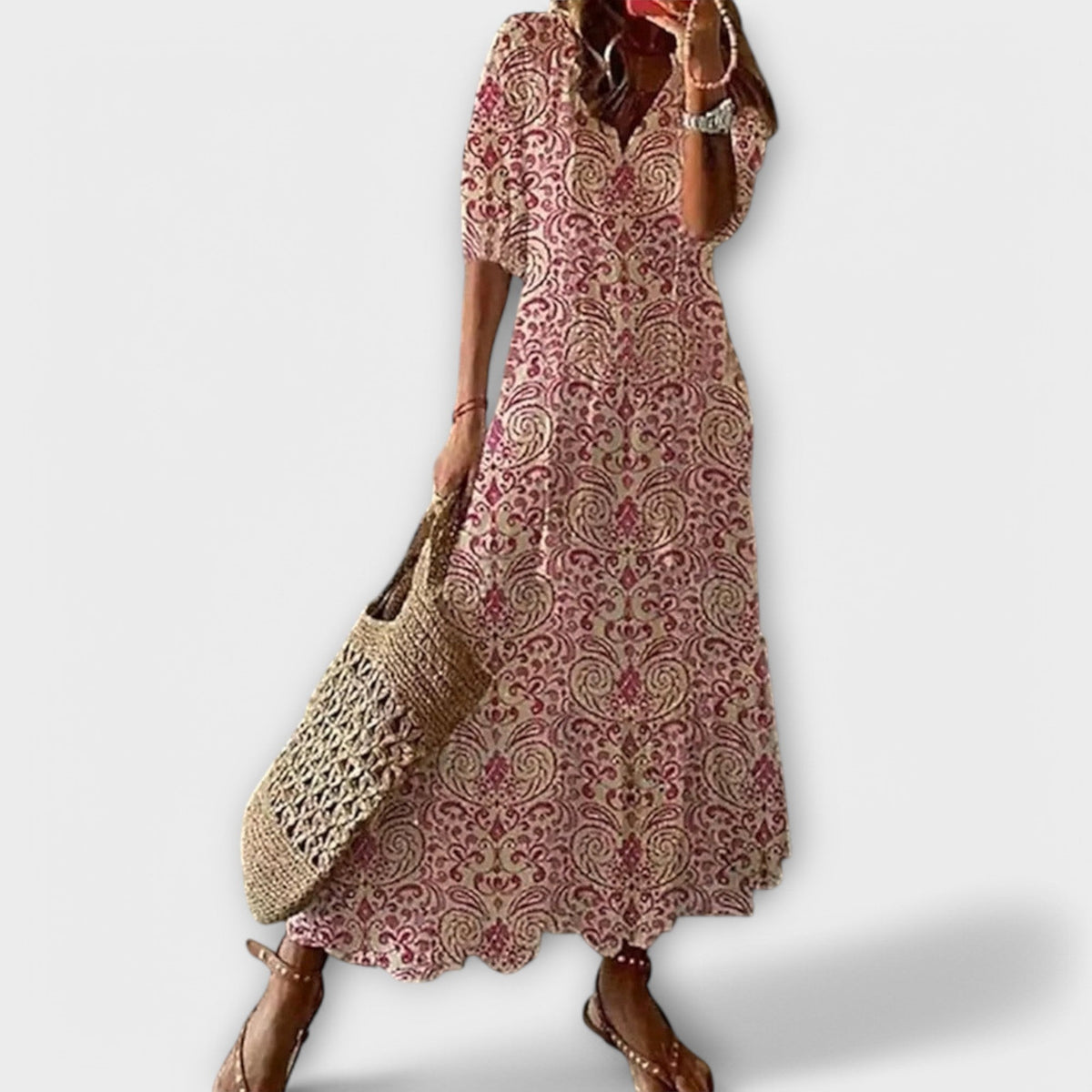 Boho maxi ruha