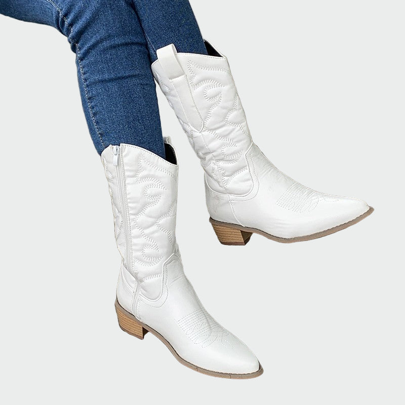 Fém cowboy cipők